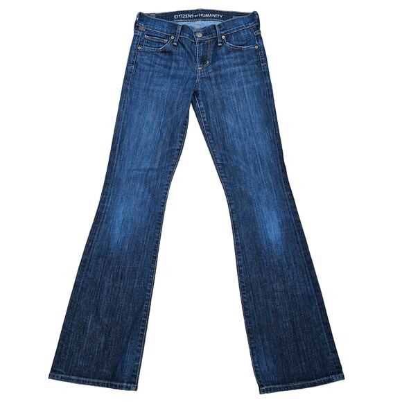 Baby Bootcut Jeans CoH Dita Size 24 Stretch Dark Denim Citizens of Humanity - Picture 1 of 11